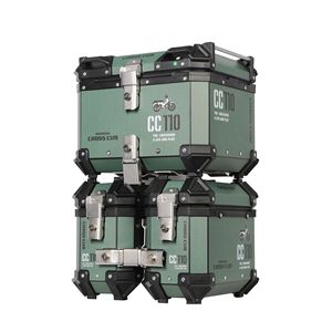 Juego de Tres Cajas de Aluminio de 36L/45L para Motocicleta, Caja Trasera para Motocicleta CC110 / PG <span class=keywords><strong>1</strong></span> y Vehículo Eléctrico - Product Image 2