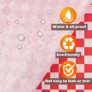 Premium Dry <b>Wax</b> <b>Paper</b> <b>Sheets</b> Virgin Pulp Style with Double Coating Greaseproof for Checker Snacks and Food Wrapping - Product Image 3