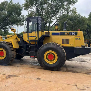 Chargeuse sur pneus Komatsu WA470-6 d'occasion de haute qualité, modèle 2021, charge nominale de 7 tonnes, vente chaude, hydraulique d'origine Kawasaki Kyb Moog - Product Image 1