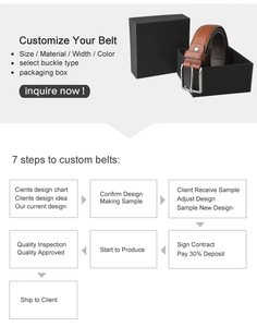 Custom Full Grain Genuine <strong>Work</strong> Jean Casual <strong>Mens</strong> Leather <strong>Belt</strong> With Pin Buckle - Product Image 5