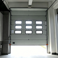 Venta Directa de Fábrica, Puertas Industriales Modernas Automáticas, Puerta Vertical Segmentada de Acero Impermeable para Villa