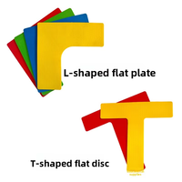 Plaque de signalisation plate rectangulaire antidérapante pour marquage de coins de terrain de football, vente en gros d'usine