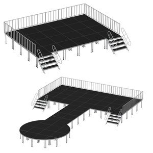 Piattaforma di prestazioni senza soluzione di continuità: palco portatile per <span class=keywords><strong>concerti</strong></span> musicali-montaggio e mobilità senza sforzo - Product Image 1