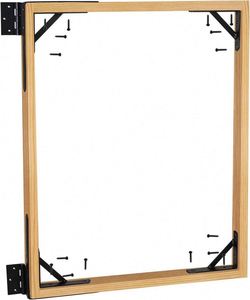 WEKIS Brass Heavy Duty Anti Sag Fence <b>Gate</b> Hardware Kit with Latch and 75lbs Capacity - Product Image 6