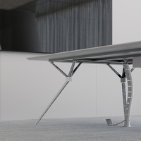 Grande table de conférence modulaire à la mode moderne Mobilier de salle de réunion pour 4 8 10 12 personnes Réunions pour la maison et l'école