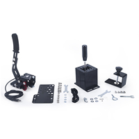 Color Box Logitech 16 bits Usb frein à main Sim avec manette de vitesse 7 + R avec plaque et support pour jeux de course G25/27/29 T300 T500