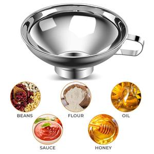 Gadgets de cuisine <span class=keywords><strong>Entonnoir</strong></span> à large bouche en acier inoxydable pour sauce à salade <span class=keywords><strong>Entonnoir</strong></span> à confiture de <span class=keywords><strong>grand</strong></span> <span class=keywords><strong>diamètre</strong></span> - Product Image 1