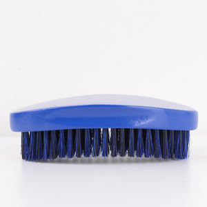 100% cerdas de jabalí suave logotipo personalizado para <span class=keywords><strong>hombre</strong></span> 360 cepillo ondulado cepillo curvo de madera para <span class=keywords><strong>Barba</strong></span> cepillo de pelo negro - Product Image 2