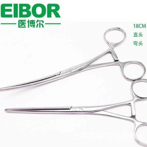 18cm rectal clamps, curved rectal clamps; 23cm rectal clamps, curved rectal clamps; <b>pet</b> cleaning and grooming tools; intestinal - Product Image 1