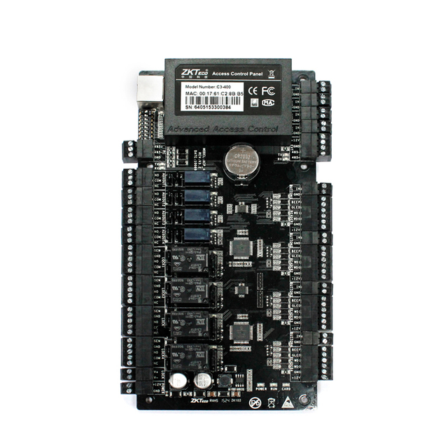 C3-400 4 Door TCP IP Wiegand 26 Door Access Control Panel Board for Security Solutions Access Control System 30000 Users