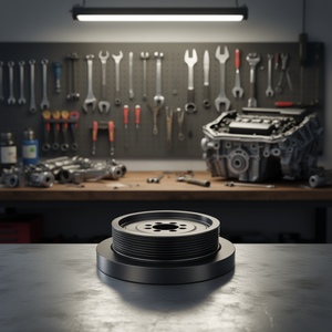 Polea del equilibrador armónico del motor, 50 mm de diámetro interior, 250 mm de diámetro exterior, acero, ranura única, para BMW 335i 435i 535i GT 640i - Product Image 2