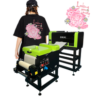 Mesin Printer DTF Okai Baru A3 13 inci 30cm Dual Head I1600 untuk Pencetakan Film PET pada Pakaian/Kaos