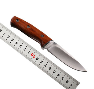 Ngoài trời OEM ODM đầy đủ tang tùy chỉnh 440 chiến thuật cố định Lưỡi dao dao săn bắn sinh tồn với vỏ bọc nylon - Product Image 2