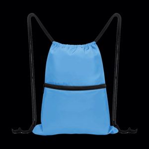 Factory <b>Cheap</b> Price Polyester Drawstring <b>Backpack</b> String Sports Sack Pack Gym Sack With Side Pocket - Product Image 6