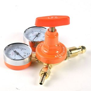 Regolatore <span class=keywords><strong>di</strong></span> Pressione a Doppio Stadio in Acciaio Inox Accessori per <span class=keywords><strong>Saldatura</strong></span> per CO2 Argon Ossigeno Propano Acetilene Aria <span class=keywords><strong>Gas</strong></span> da Laboratorio - Product Image 6