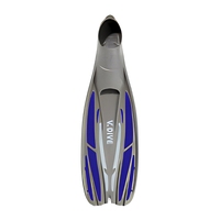 V.DIVE Sirip Selam Profesional Tahan Lama Ringan TPR Full Foot Kekakuan Sedang untuk Dewasa Snorkeling Diving Renang