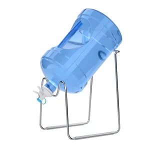 High quality Jug Drink Water Dispenser Stand Storage Countertop metal wire 5 Gallon water bottle rack