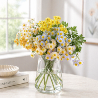 Fleurs de Camomille Artificielles Modernes Faites à la Main Réalistes pour la Fête des Mères et Noël