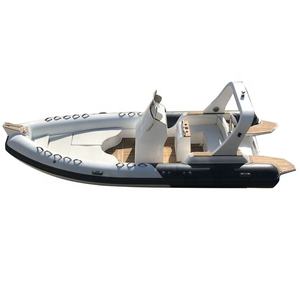 Bote Inflable RIB Negro de 22 pies, 680, de Fibra de Vidrio, Bote de Lujo ORCA Hypalon en Venta - Product Image 4