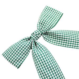 الفتيات طويلة غاسل الشعر القوس الفتيات منقوشة شرابة القوس الفتيات الملونة التحقق من الشعر القوس الملحقات - Product Image 4