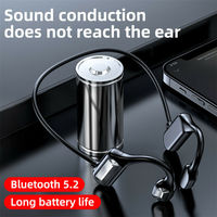Écouteurs de sport à conduction osseuse à conduction osseuse avec bande d'oreille ouverte Audifonos Écouteurs à conduction osseuse sans fil