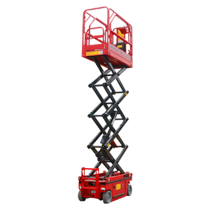 Plataforma Elevadora de Tijera Eléctrica Hidráulica, Altura de Plataforma de 6-14 Metros, Capacidad de 230-450 kg, Plataforma de Trabajo Aérea Móvil - Product Image 1