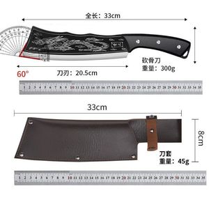 Cuchillo para cortar huesos y madera, cuchillo afilado forjado a mano, cuchillo multiusos para el hogar, cuchillo de cocina - Product Image 2
