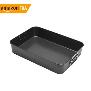 Home And Kitchen 2024 Bakeware Nonstick Carbon Steel Roasting Pan Turkey Baking Tray Cake Baking Brownie Pan Lasagna Pan