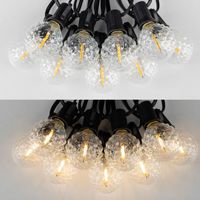 25ft G40 Globe String Lights Wasserdichte E12 LED-Lampen für Garland Christmas Light