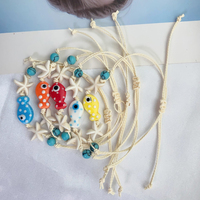 Bracelets à la mode inspirés de l'océan: conception unique de poissons et d'étoiles de mer pour les femmes-parfaits pour les amoureux de la plage