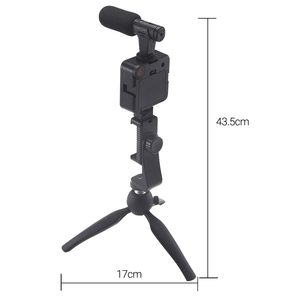 Microphone Vlog pour appareil photo reflex numérique pour entretien et enregistrement Casque cardioïde sans fil avec canal mono pour prise de vue sur téléphone portable - Product Image 6