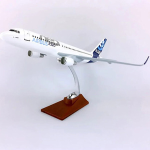 Quy Mô 1/100 37.5Cm Nguyên Mẫu Hàng Không Airbus A320Neo Máy Bay Diecast Nhựa Mô Hình Máy Bay Với Đứng - Product Image 2