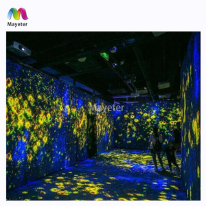 El proyector de proyección inmersiva de mapeo de video 3D personalizado de 5500 lúmenes atrae a los <span class=keywords><strong>clientes</strong></span> luces de la ventana de Navidad - Product Image 6