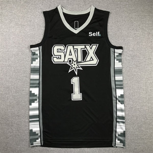 XL thoáng khí Lưới bóng rổ Jersey tùy chỉnh wembanyama thể thao mùa hè Jersey in đội Tên Logo thoải mái thể thao - Product Image 4