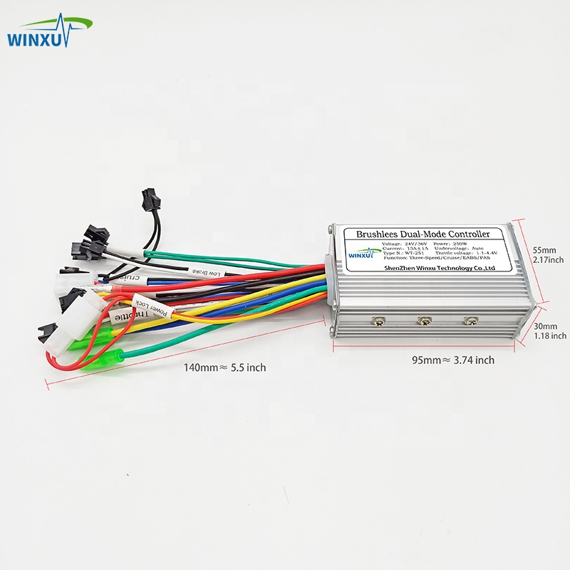 Shenzhen Factory 24V-48V Brushless Motor Controllers for E-bikes