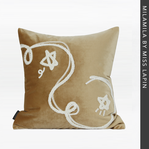 Bambini Camera Da Letto Piazza Cuscino di Tiro Della Copertura 18x18 Testa di Leone di Disegno Divertente Cuscino di Velluto Copre Decorativo - Product Image 5