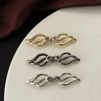 1 pièce Clip rétro en métal pour pull et cardigan, type bec de canard, pour couture et artisanat, attache pour écharpe, boucle de connexion, accessoire