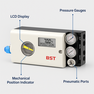 Chống cháy nổ Exia IIC t6gb van định vị với giao thứ<span class=keywords><strong>c</strong></span> Hart cho khu 0 <span class=keywords><strong>2</strong></span> ứng dụng - Product Image 2
