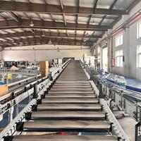 Flexible Gravity Powered Roller Conveyor Telescopic Curve Roller Conveyor For Warehouse Loading Unloading