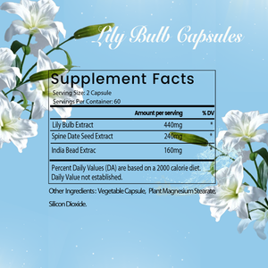 Cápsulas de Lirio de Marca Privada OEM, Cápsulas Relajantes con Compuesto Herbal, Relajan el Cuerpo y la Mente, Relajan las Emociones Diarias - Product Image 4