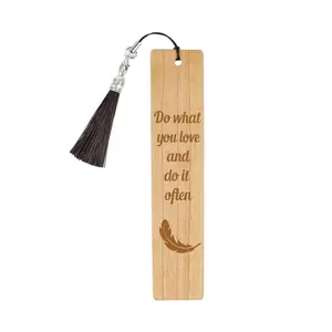 Popular Custom Wooden Gift Student Bookmark sublimation Bookmark Blank Custom Printing Heat Transfer Wood Bookmarks