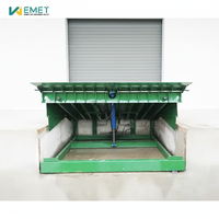 Rampe de déchargement de conteneurs pliante, hydraulique et fixe, professionnelle, pour entrepôt, gain de place, capacité de charge de 10 tonnes
