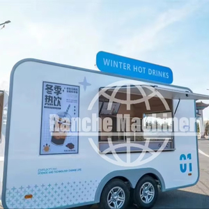 Remolque de Comida Moderno para Pizza, Shawarma y Otros Alimentos, con Equipamiento de Cocina Grande para Camiones de Comida y Cafeterías - Product Image 1