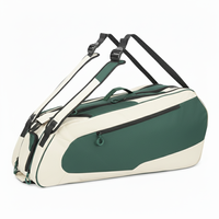 Sac à dos personnalisé pour raquettes de tennis et de badminton, grande capacité, avec fermeture éclair, en polyester imperméable, fabricant OEM ODM