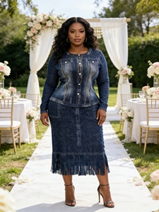 Conjunto <span class=keywords><strong>de</strong></span> Dos Piezas para <span class=keywords><strong>Mujer</strong></span>, Elegante, para Invitadas <span class=keywords><strong>de</strong></span> <span class=keywords><strong>Boda</strong></span>, Top con Estampado Variado, Falda <span class=keywords><strong>de</strong></span> Talla Grande, Diseño <span class=keywords><strong>de</strong></span> Borlas <span class=keywords><strong>de</strong></span> Cintura Alta, Estilo Casual - Product Image 3