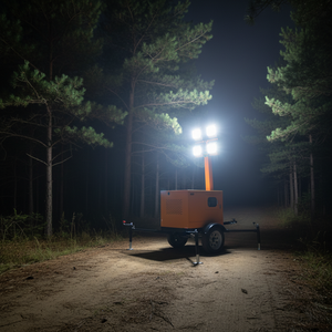 Tour d'éclairage mobile à LED 220 V CA avec batterie de secours et télécommande 36 V CC pour la prévention des incendies forestiers et la patrouille - Product Image 4