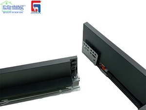 Bán Buôn Chất Lượng Cao Mỏng Ngăn Kéo Đường Sắt Ngăn Kéo Thanh Trượt Kim Loại Hộp Mềm Đóng Ngăn Kéo Trượt - Product Image 3