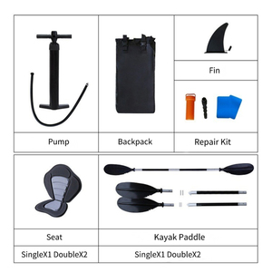 Canoa inflable para pesca, asiento doble de diseño chino moderno, Cayak, Kayak, Gonfiabil - Product Image 5