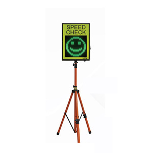 Señal de Tráfico LED Solar Impermeable para Exteriores, Personalizable, con Radar de Velocidad, Portátil, Venta Directa de Fábrica en Guangdong, <span class=keywords><strong>ECOSOLAR</strong></span> - Product Image 5
