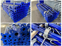 Étais de soutènement en acier réglables, étais de coffrage télescopiques, style européen et chinois, fabrication sur mesure disponible